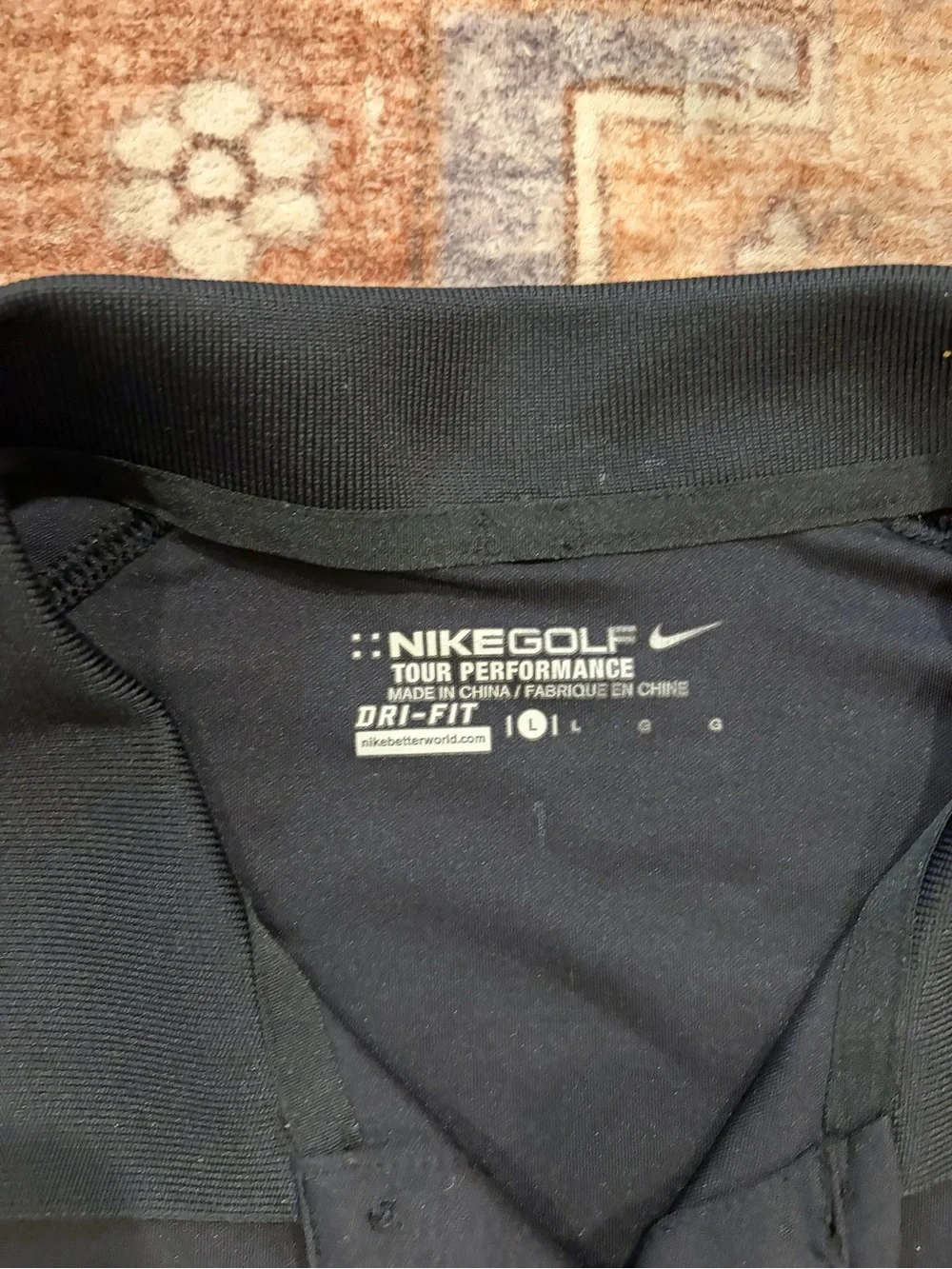 Nike Golf Men's Black Short-Sleeve Polo